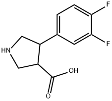 4-(3,4-Difluorophenyl)pyrrolidine-3-carboxylic Acid picture