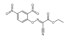 ethyl cyano(2,4-dinitrophenoxyimino)acetate Structure