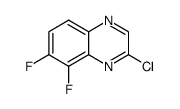 2-chloro-7,8-difluoroquinoxaline Structure