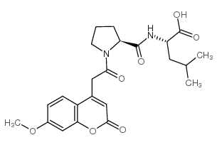 Mca-Pro-Leu-OH Structure