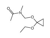 Acetamide,N-[[(1-ethoxycyclopropyl)oxy]methyl]-N-methyl- (9CI) picture