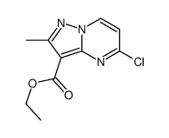 ethyl 5-chloro-2-methylpyrazolo[1,5-a]pyrimidine-3-carboxylate structure