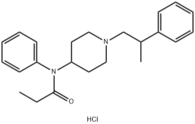 β-Methylfentanyl Hydrochloride结构式