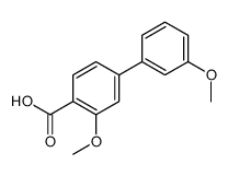 2-methoxy-4-(3-methoxyphenyl)benzoic acid Structure