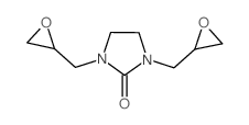 2-Imidazolidinone,1,3-bis(2-oxiranylmethyl)- Structure