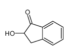 2-hydroxy-2,3-dihydroinden-1-one Structure