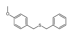 1-(benzylsulfanylmethyl)-4-methoxybenzene结构式