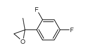 1,2-epoxy-2-(2,4-difluorophenyl)-propane结构式