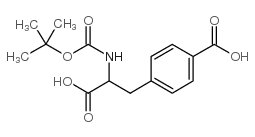 N-BOC-(4-CARBOXYPHENYL)ALANINE Structure