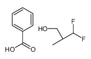 benzoic acid,(2S)-3,3-difluoro-2-methylpropan-1-ol Structure