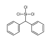 (DIPHENYLMETHYL)TRICHLOROSILANE Structure