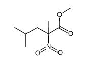 methyl 2,4-dimethyl-2-nitropentanoate结构式