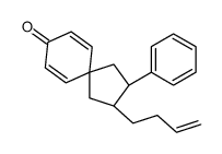 (2R,3S)-2-but-3-enyl-3-phenylspiro[4.5]deca-6,9-dien-8-one结构式