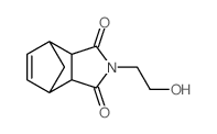 4,7-Methano-1H-isoindole-1,3(2H)-dione, 3a,4,7,7a-tetrahydro-2-(2-hydroxyethyl)-结构式