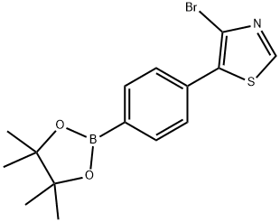 4-(4-Bromothiazol-5-yl)phenylboronic acid pinacol ester picture