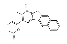 cis-Δ19,20-20-O-acetylmappicine Structure