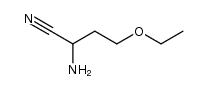 2-amino-4-ethoxybutanenitrile Structure