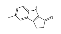 7-Methyl-1,4-dihydro-2H-cyclopenta[b]indol-3-one Structure