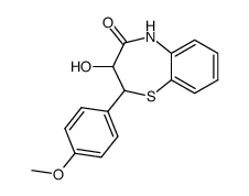 (2S,3S)-3-HYDROXY-2-(4-METHOXY-PHEN YL)-2,3-DIHYDRO-5H-BENZO[B][1,4]THI AZEPIN-4-ONE Structure