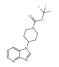 tert-butyl 4-imidazo[4,5-b]pyridin-1-ylpiperidine-1-carboxylate Structure