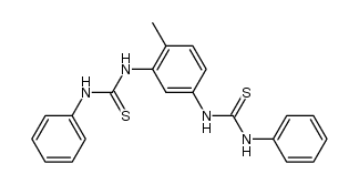 N',N'''-diphenyl-N,N''-(4-methyl-m-phenylene)-bis-thiourea结构式