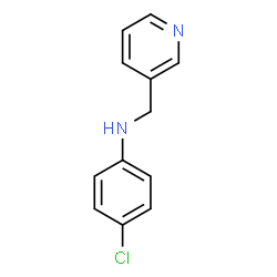 4-chloro-N-(pyridin-3-ylmethyl)aniline structure