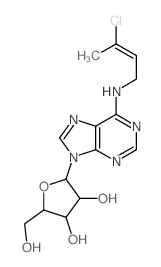 Adenosine,N-[(2E)-3-chloro-2-butenyl]- (9CI)结构式