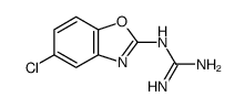 N-(5-CHLORO-1,3-BENZOXAZOL-2-YL)GUANIDINE结构式