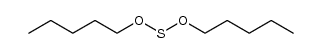 sulfoxylic acid dipentyl ester Structure