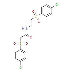 2-[(4-CHLOROPHENYL)SULFONYL]-N-(2-[(4-CHLOROPHENYL)SULFONYL]ETHYL)ACETAMIDE picture