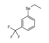 1-ethylselanyl-3-(trifluoromethyl)benzene结构式