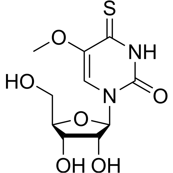 5-Methoxy-4-thiouridine Structure