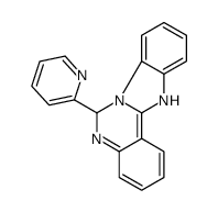 6-pyridin-2-yl-6,12-dihydrobenzimidazolo[1,2-c]quinazoline Structure