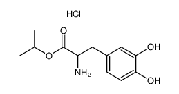 3.4-Hydroxyphenylalanin-isopropylester*HCl Structure