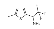 2,2,2-Trifluoro-1-(5-methyl-thiophen-2-yl)-ethylamine结构式