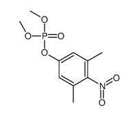 Phosphoric acid 3,5-dimethyl-4-nitrophenyldimethyl ester structure