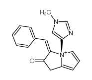 (3E,4S)-3-benzylidene-4-(1-methylimidazol-4-yl)pyrrolidin-2-one Structure