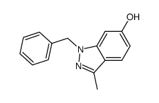 1-benzyl-6-hydroxy-3-methylindazole Structure