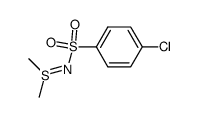 N-p-Chlorphenylsulfonyl-S,S-dimethyliminosulfuran结构式