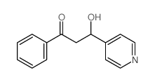 3-hydroxy-1-phenyl-3-pyridin-4-yl-propan-1-one Structure