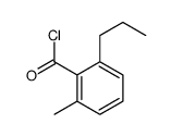 Benzoyl chloride, 2-methyl-6-propyl- (9CI)结构式