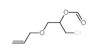 (1-chloro-3-prop-2-enoxy-propan-2-yl) formate结构式