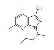 3H-Pyrazolo[3,4-b]pyridin-3-one,1,2-dihydro-4,6-dimethyl-1-(1-methylbutyl)-(9CI) picture