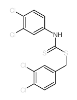 N-(3,4-dichlorophenyl)-1-[(3,4-dichlorophenyl)methylsulfanyl]methanethioamide picture