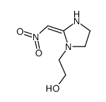 2-[2-(nitromethylidene)imidazolidin-1-yl]ethanol Structure