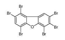 1,2,4,6,7,8-hexabromodibenzofuran Structure