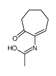 N-(7-oxocyclohepten-1-yl)acetamide Structure