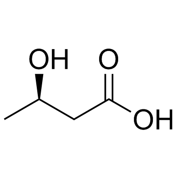 (R)-3-羟基丁酸 结构式