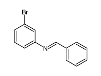 N-(3-bromophenyl)-1-phenylmethanimine结构式