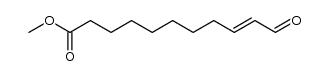 methyl (9E)-11-oxoundec-9-enoate Structure